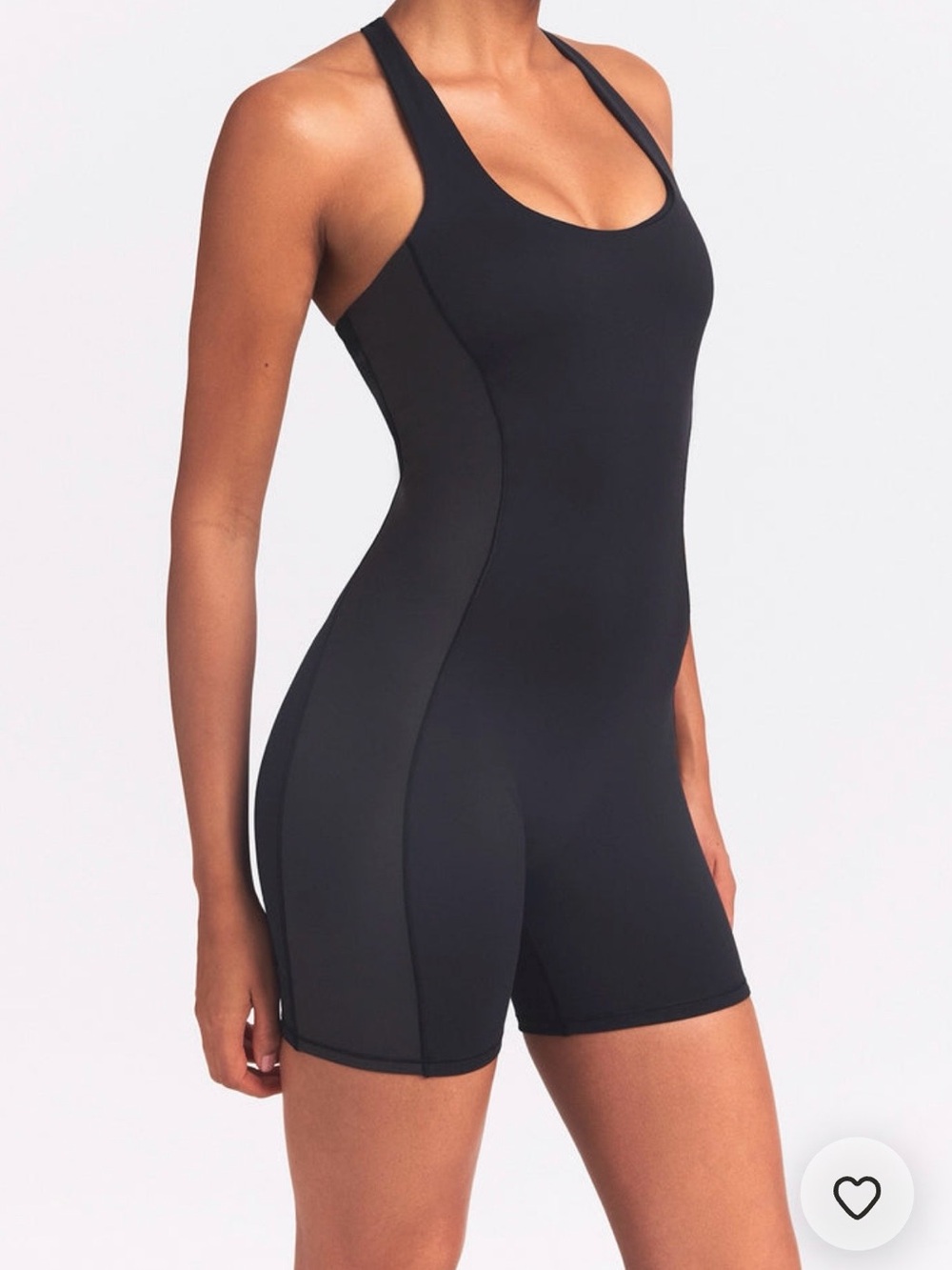NikeSKIMS Matte Shine Mix Racerback 5” One Piece Small NWOT